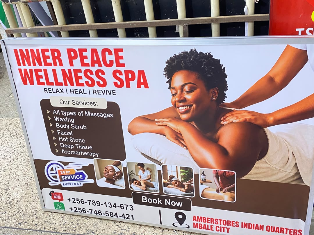 Inner Peace Wellness Spa sign